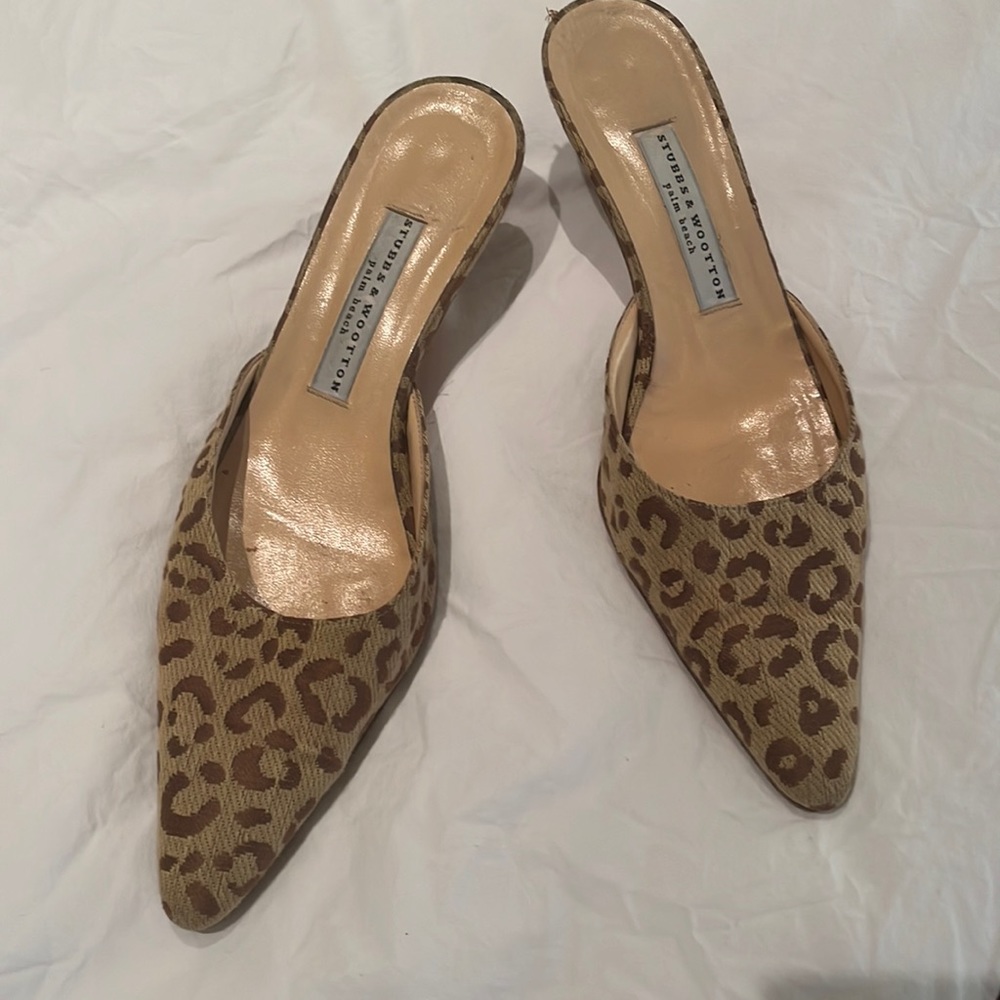 stubbs and wooten leopard mules